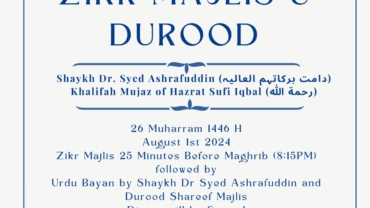 Zikr Majlis Durood