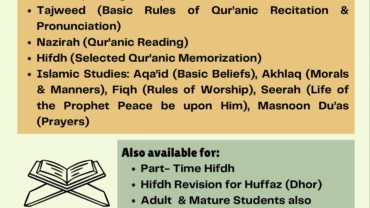 Evening Quran Classes